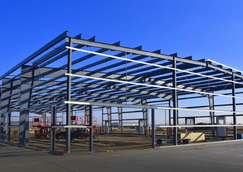 Pre engineered building structures designed for fast construction and industrial infrastructure.