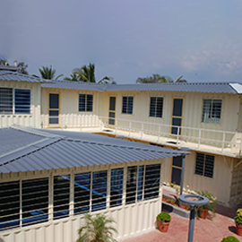 Prefabricated steel structures manufactured in India for warehouses, factories, and commercial buildings