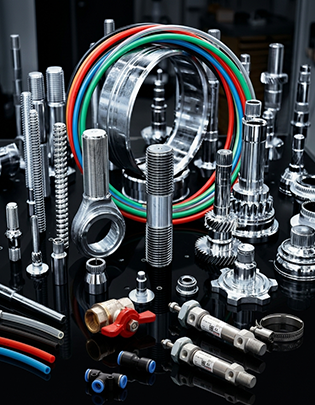 Hydraulic cylinders, valves, and pneumatic actuators for industrial use sourced from India