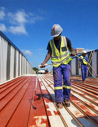 Anti-corrosion coated insulated sandwich panel with protective surface finish for humid environments