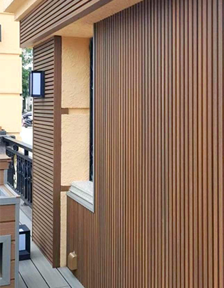 Fibre cement exterior cladding boards installed on a building façade offering weather protection