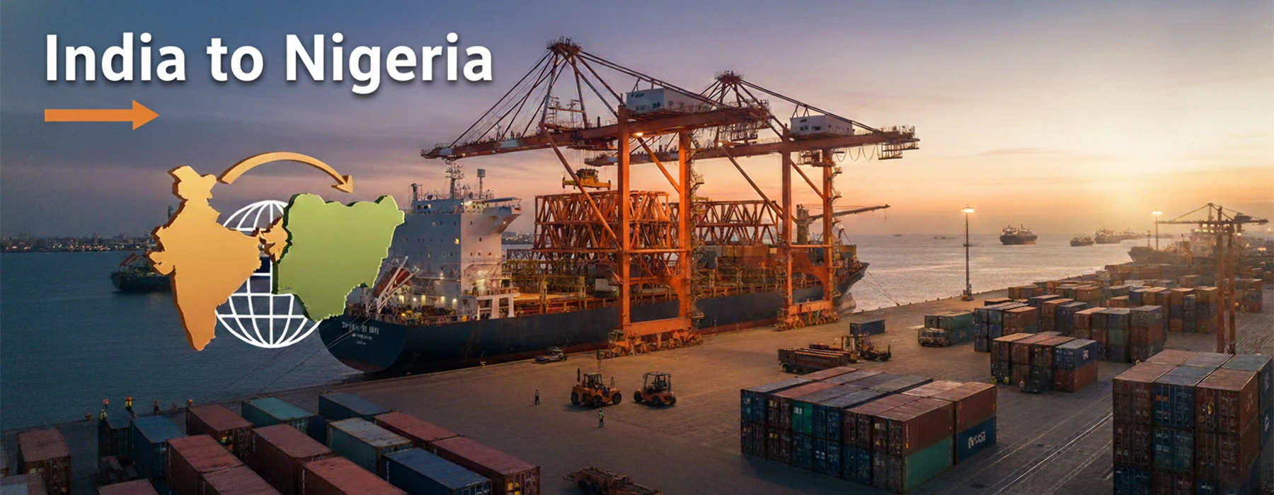 Pre-engineered steel frame structure sourced from India for an industrial project in Nigeria