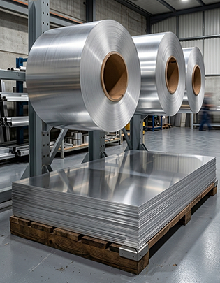 Cut and finished metal plates of varying thickness produced at an Indian fabrication unit