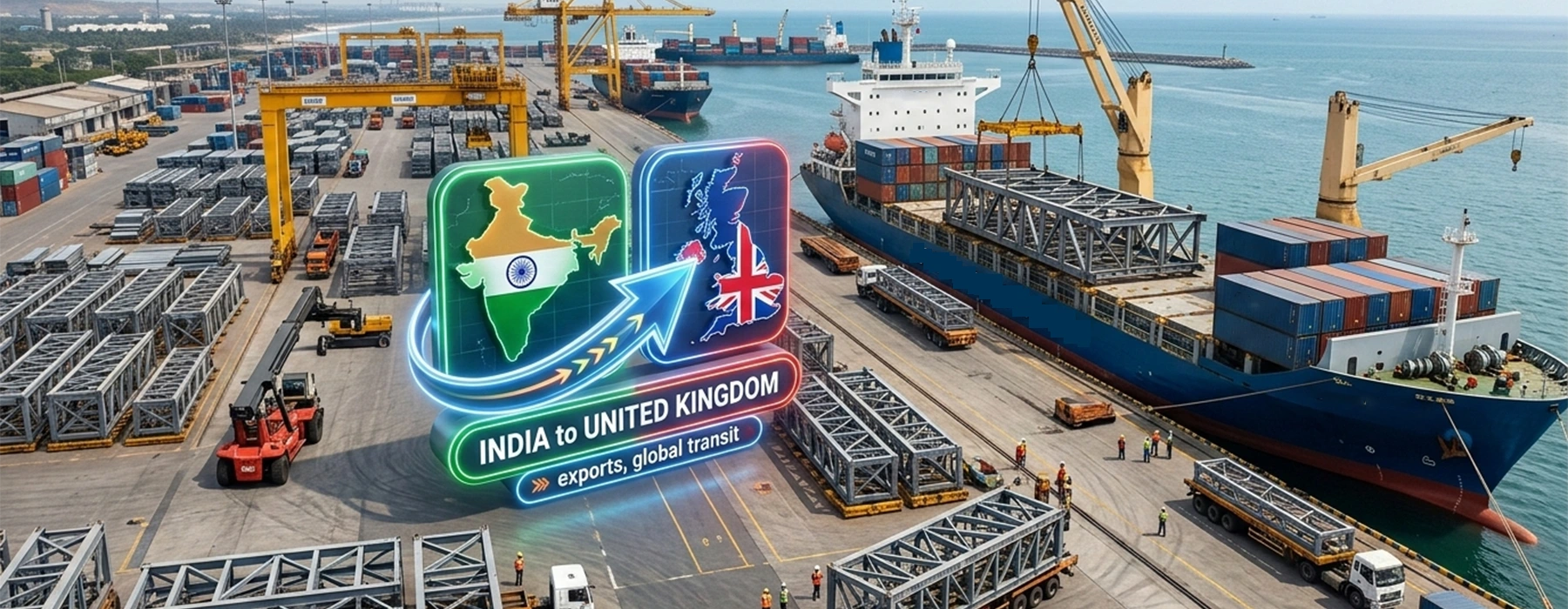 Durable pre-engineered steel frame structures built for industrial and commercial use across the United Kingdom